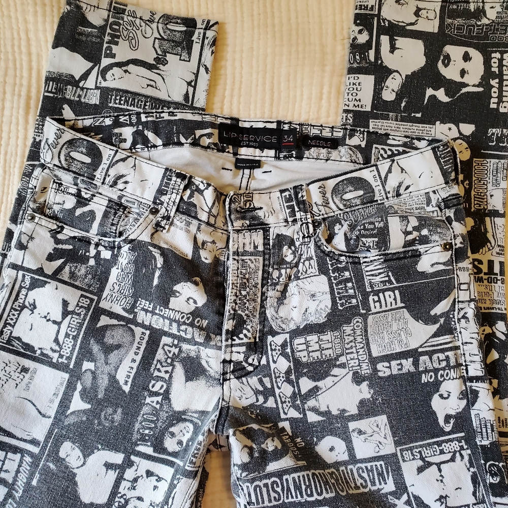 Unique LipSevice jeans
